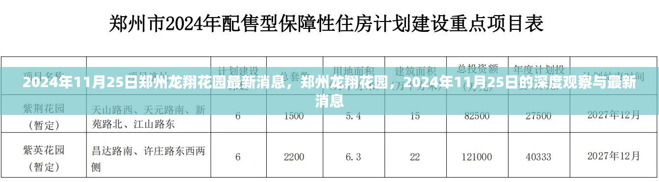 郑州龙翔花园深度观察与最新消息,2024年11月25日报告发布