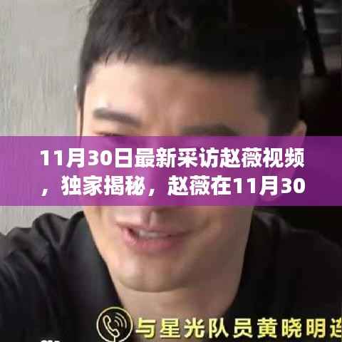 独家揭秘,赵薇最新访谈深度解析视频曝光