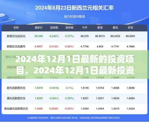 引领未来投资趋势，揭秘2024年最新投资项目机遇