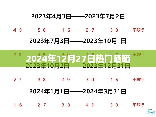 『2024年12月27日热点一览，精彩瞬间不容错过』