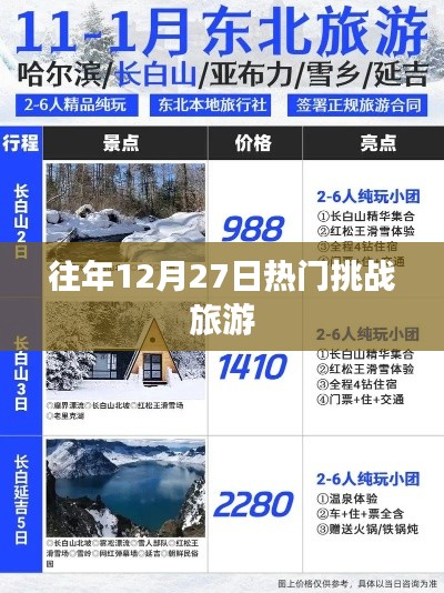 往年12月27日热门旅游挑战之旅