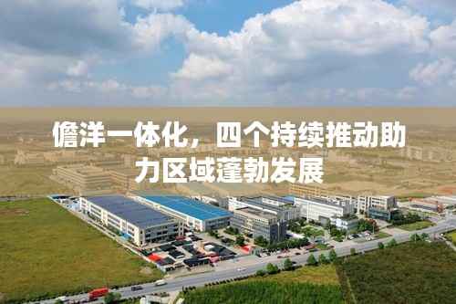 儋洋一体化,四个持续推动助力区域蓬勃发展