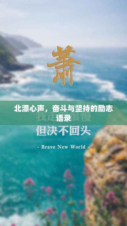 北漂心声,奋斗与坚持的励志语录